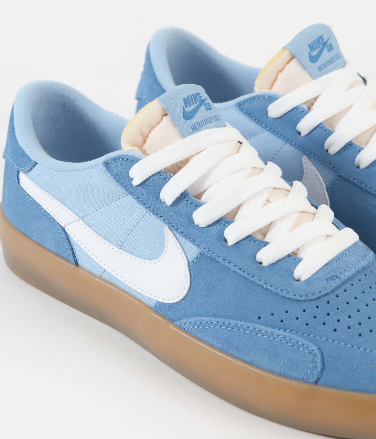 Nike SB Heritage Vulc Shoes Coast White Psychic Blue White