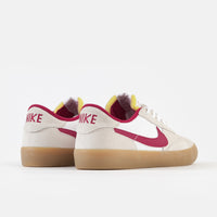 Nike SB Heritage Vulc Shoes - Summit White / Cardinal Red - White thumbnail