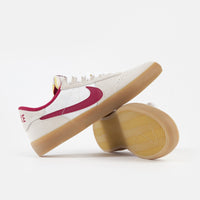 Nike SB Heritage Vulc Shoes - Summit White / Cardinal Red - White thumbnail