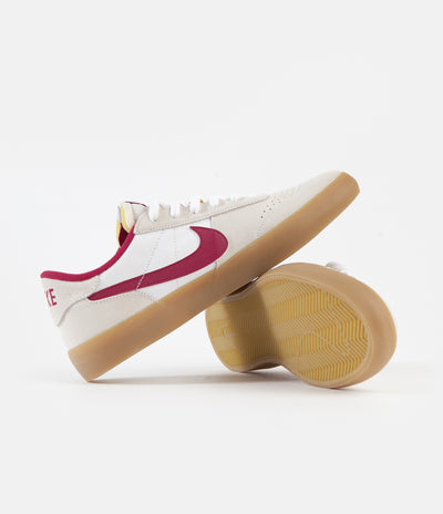 Nike SB Heritage Vulc Shoes - Summit White / Cardinal Red - White