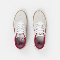 Nike SB Heritage Vulc Shoes - Summit White / Cardinal Red - White thumbnail