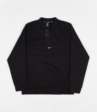 Nike SB Icon 1/2 Zip Sweatshirt - Black / White