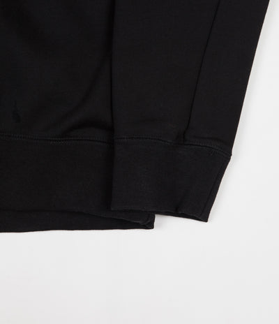 Nike SB Icon 1/2 Zip Sweatshirt - Black / White