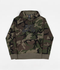 Nike SB Icon Camo Skate Hoodie - Medium Olive / Medium Olive / Black