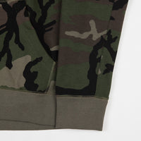 Nike SB Icon Camo Skate Hoodie - Medium Olive / Medium Olive / Black thumbnail