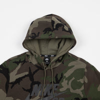Nike SB Icon Camo Skate Hoodie - Medium Olive / Medium Olive / Black thumbnail