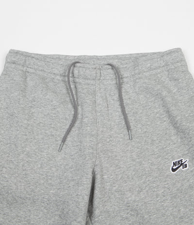 Nike SB Icon Essential Fleece Sweatpants - Dark Grey Heather / Black
