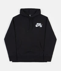 Nike SB Icon Essential Pullover Hoodie - Black / White