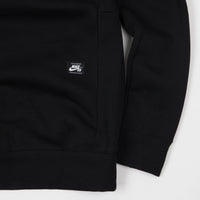 Nike SB Icon GFX Mockneck Half Zip Sweatshirt - Black / Red Crush thumbnail