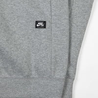 Nike SB Icon Hooded Sweatshirt - Dark Grey Heather / Prism Pink thumbnail