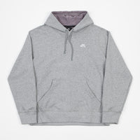 Nike SB Icon Hoodie - Dark Grey Heather / White thumbnail