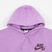 Nike SB Icon Hoodie - Violet Star / Dark Wine thumbnail