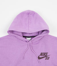 Nike Sb Icon Black & Purple Hoodie