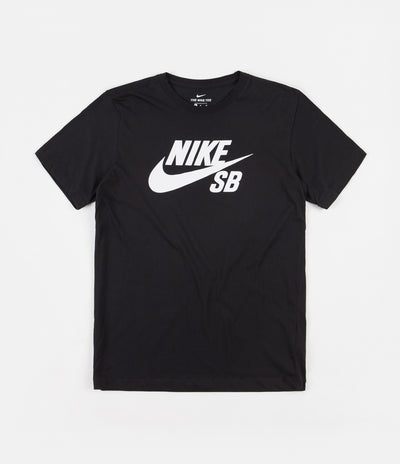 Nike SB Icon T-Shirt - Black / White | Flatspot