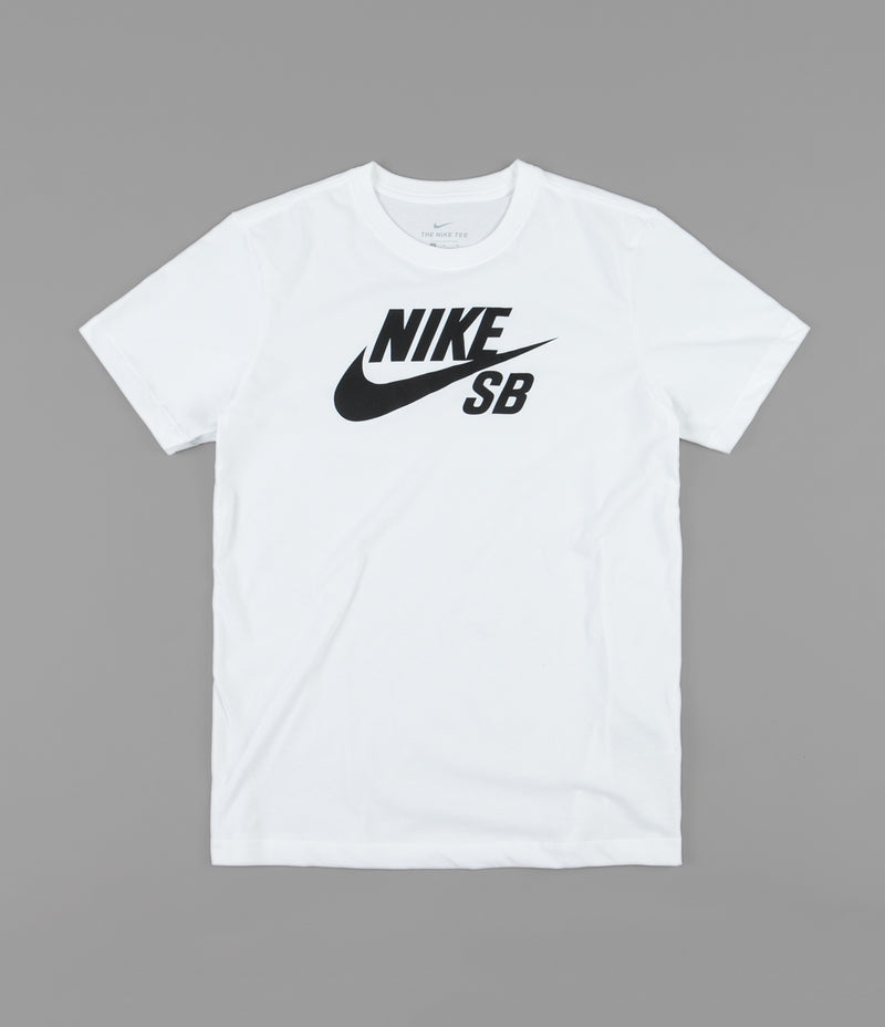 Nike SB Icon T-Shirt - White / Black | Flatspot