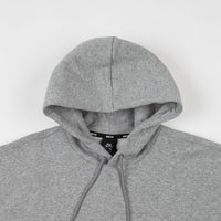 Nike SB Icon Triple Stack Pullover Hoodie - Dark Grey Heather / Bright Crimson thumbnail