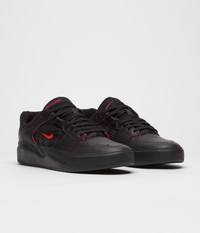Nike SB Ishod Premium Shoes - Black / University Red - Black - Black