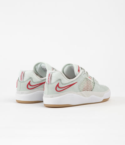 Nike SB Ishod Premium Shoes - Seafoam / University Red - Barely Green