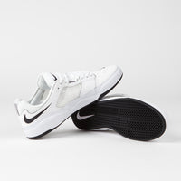 Nike SB Ishod Premium Shoes - White / Black - White - Black thumbnail