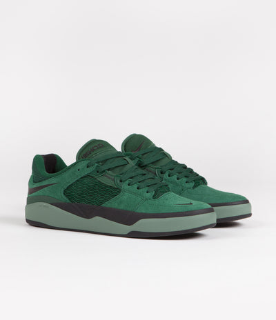 Nike SB Ishod Shoes - Gorge Green / Black - Dutch Green - Black
