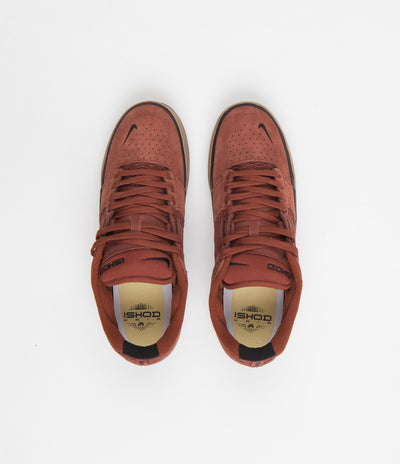 Nike SB Ishod Shoes - Rugged Orange / Black - Mineral Clay - Black