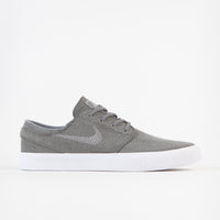 Nike SB Janoski Flyleather Shoes - Tumbled Grey / White - Tumbled Grey - White thumbnail