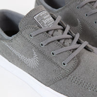 Nike SB Janoski Flyleather Shoes - Tumbled Grey / White - Tumbled Grey - White thumbnail