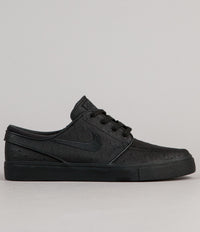 Nike SB Stefan Janoski Leather Shoes - Black / Black - Anthracite