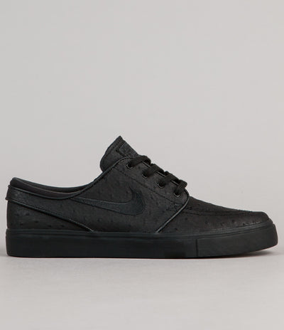 Nike SB Stefan Janoski Leather Shoes - Black / Black - Anthracite
