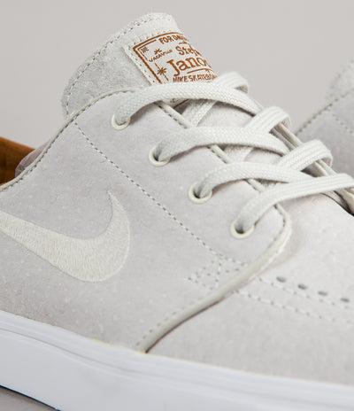 Nike SB Stefan Janoski Leather Shoes - Ivory / Light Bone - Hazelnut