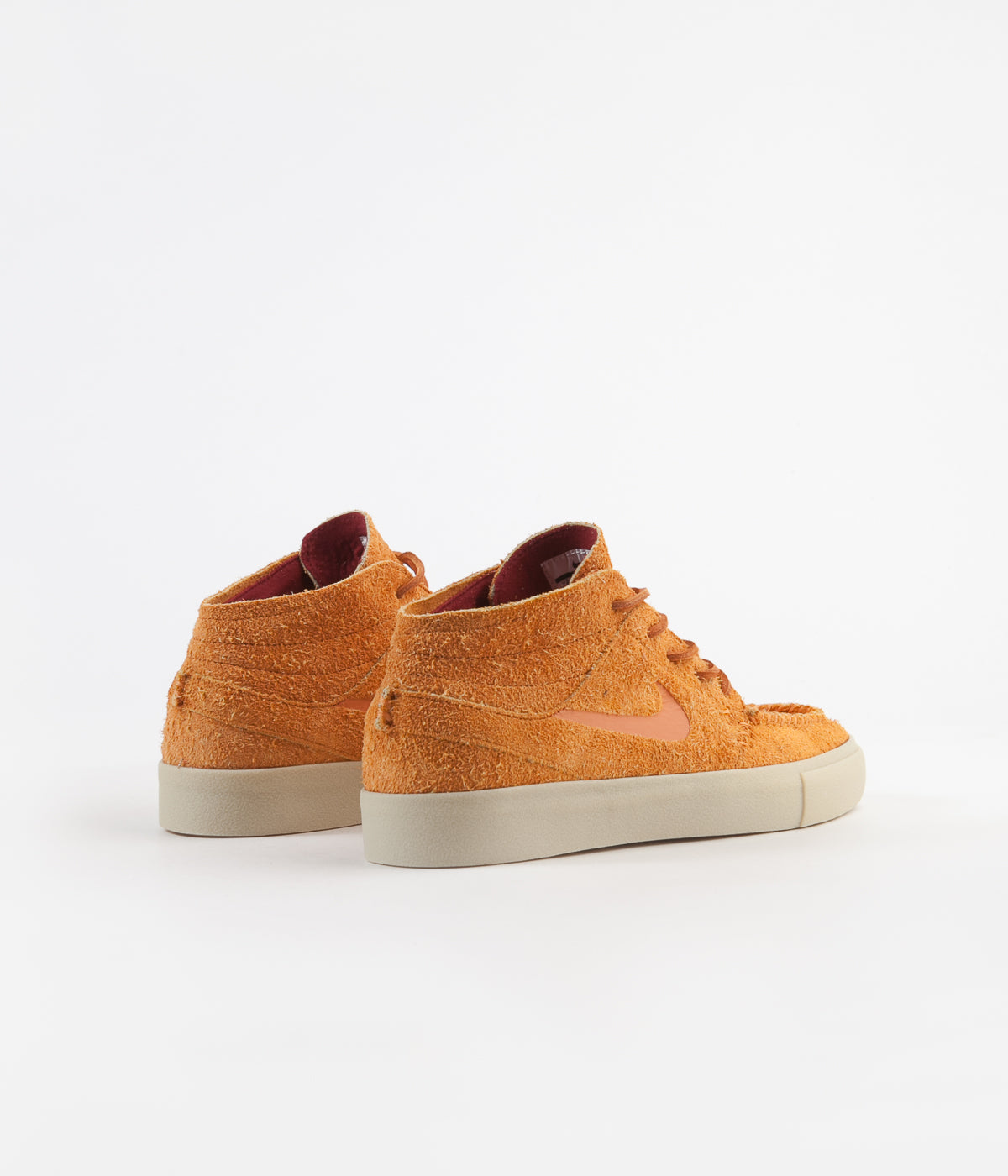 Nike SB Janoski Mid Crafted Shoes Cinder Orange Cinder Orange Te Flatspot