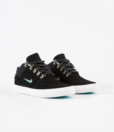 Nike SB Janoski Mid Remastered Premium Shoes - Black / Glacier Ice - Black - Summit White
