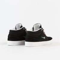 Nike SB Janoski Mid Remastered Premium Shoes - Black / Glacier Ice - Black - Summit White thumbnail