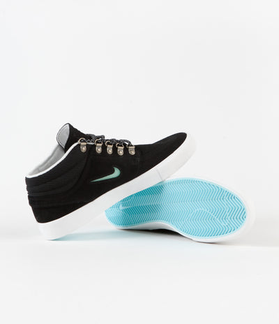 Nike SB Janoski Mid Remastered Premium Shoes - Black / Glacier Ice - Black - Summit White