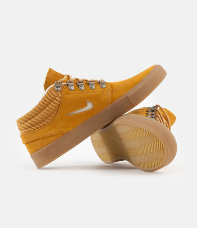 Nike SB Janoski Mid Remastered Premium Shoes - Chutney / White - Chutney - Gum Light Brown