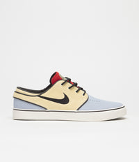 Nike SB Janoski OG+ Shoes in Alabaster and Alabaster and Chile Red