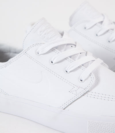 Nike SB Janoski Remastered Premium Shoes - White / White - White