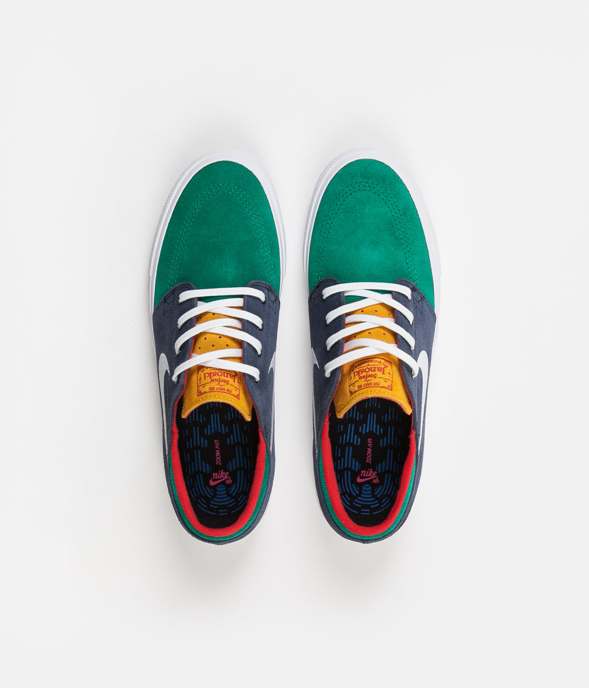 Nike SB Janoski Remastered Shoes - Lucid Green / White - Obsidian | Flatspot