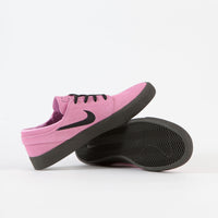 Nike SB Janoski Remastered Shoes - Pink Rise / Black - Pink Rise - Newsprint thumbnail