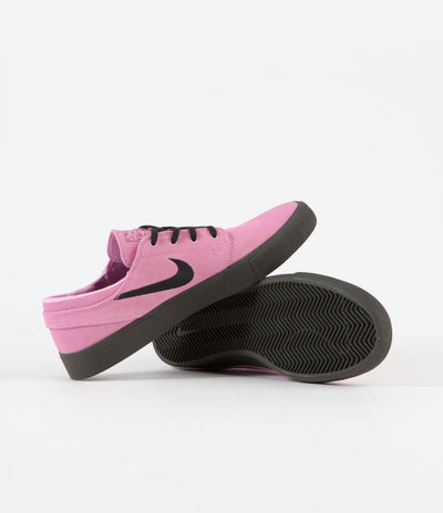 Nike SB Janoski Remastered Shoes - Pink Rise / Black - Pink Rise - Newsprint