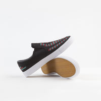 Nike SB Janoski Slip On Remastered Crafted Shoes - Black / Black - Bicoastal - Team Red thumbnail
