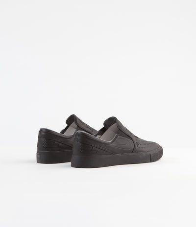 Nike SB Janoski Slip On Remastered Crafted Shoes - Black / Black - Black - Black