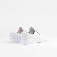 Nike SB Janoski Slip On Remastered Premium Shoes - White / White - Game Royal thumbnail