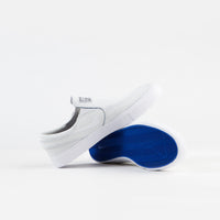 Nike SB Janoski Slip On Remastered Premium Shoes - White / White - Game Royal thumbnail