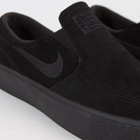 Nike SB Janoski Slip On Remastered Shoes - Black / Black - Black - Black thumbnail