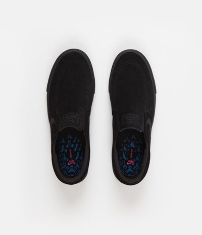 Nike SB Janoski Slip On Remastered Shoes - Black / Black - Black - Black