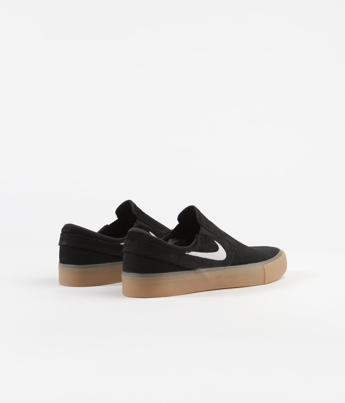 janoski slip on black white