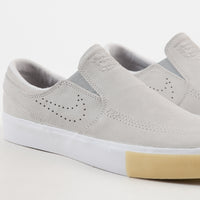 Nike SB Janoski Slip On Remastered Shoes - White / White - Vast Grey - Gum Yellow thumbnail