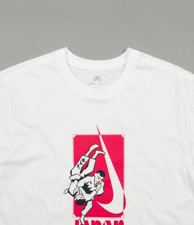 Nike SB Karate T-Shirt - White / Rush Pink