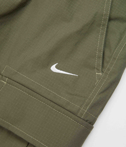 Nike SB Kearny Cargo Pants - Medium Olive / White / White | Flatspot